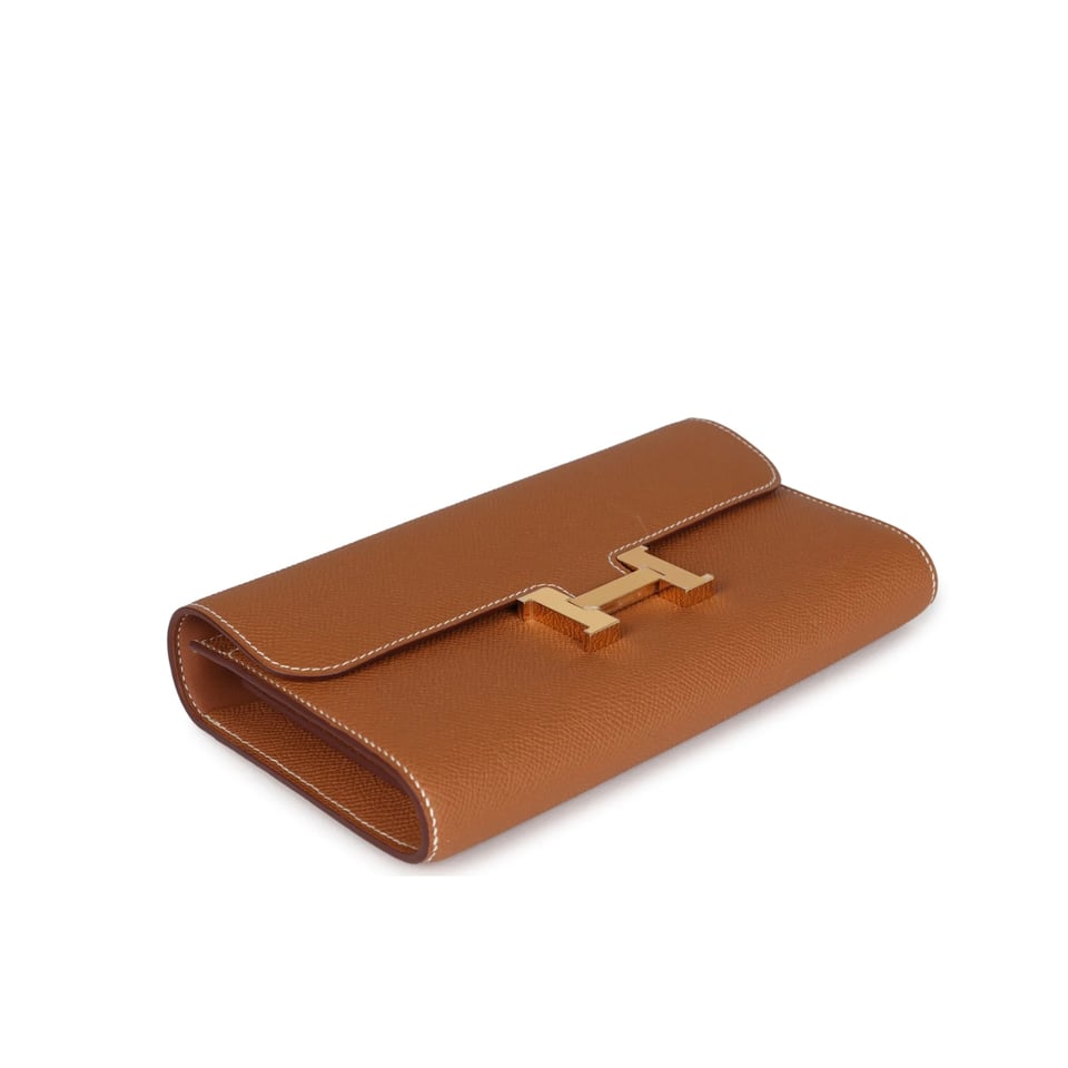 Hermes Constance To Go Wallet Gold 20cm view 3