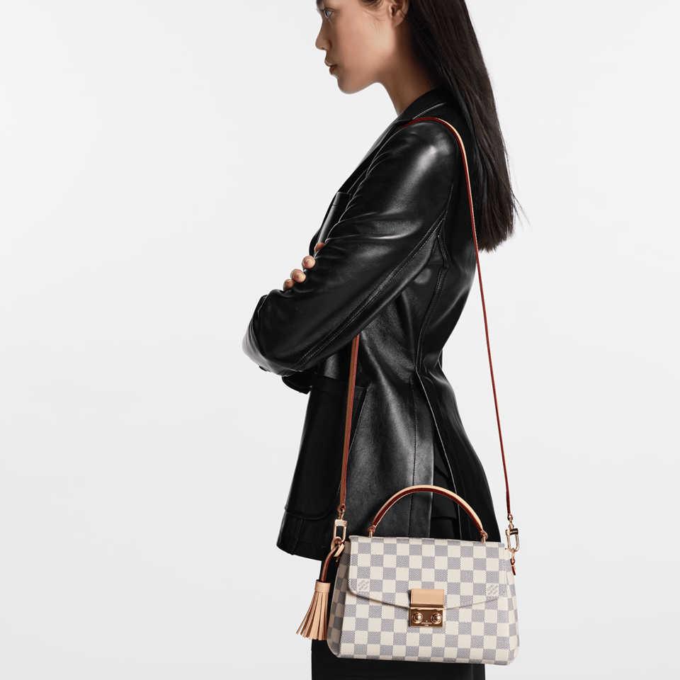 Louis Vuitton Damier Azur Croisette 25Cm view 4