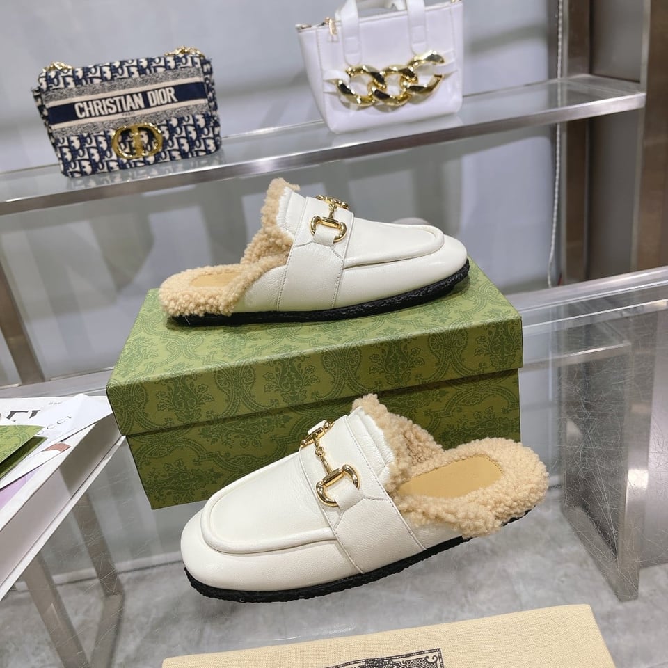Gucci Women’S Mule With Horsebit White view 7