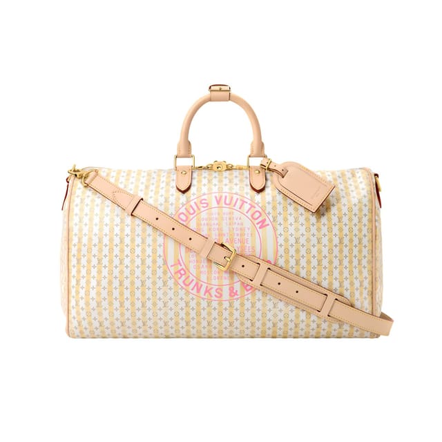Louis Vuitton Keepall Bandoulière Bag 50cm/19.7in Banana Yellow M28678