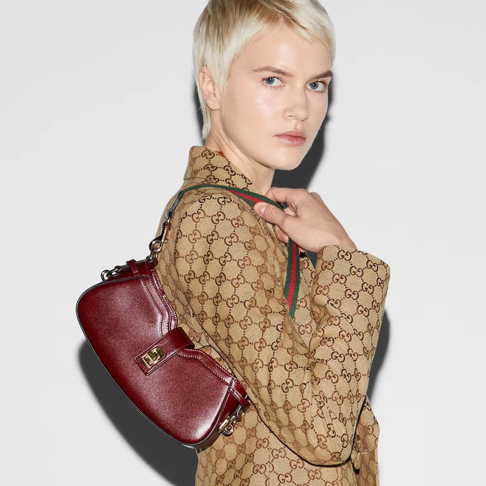 Gucci Moon Side Mini Shoulder Bag Smooth Leather view 4
