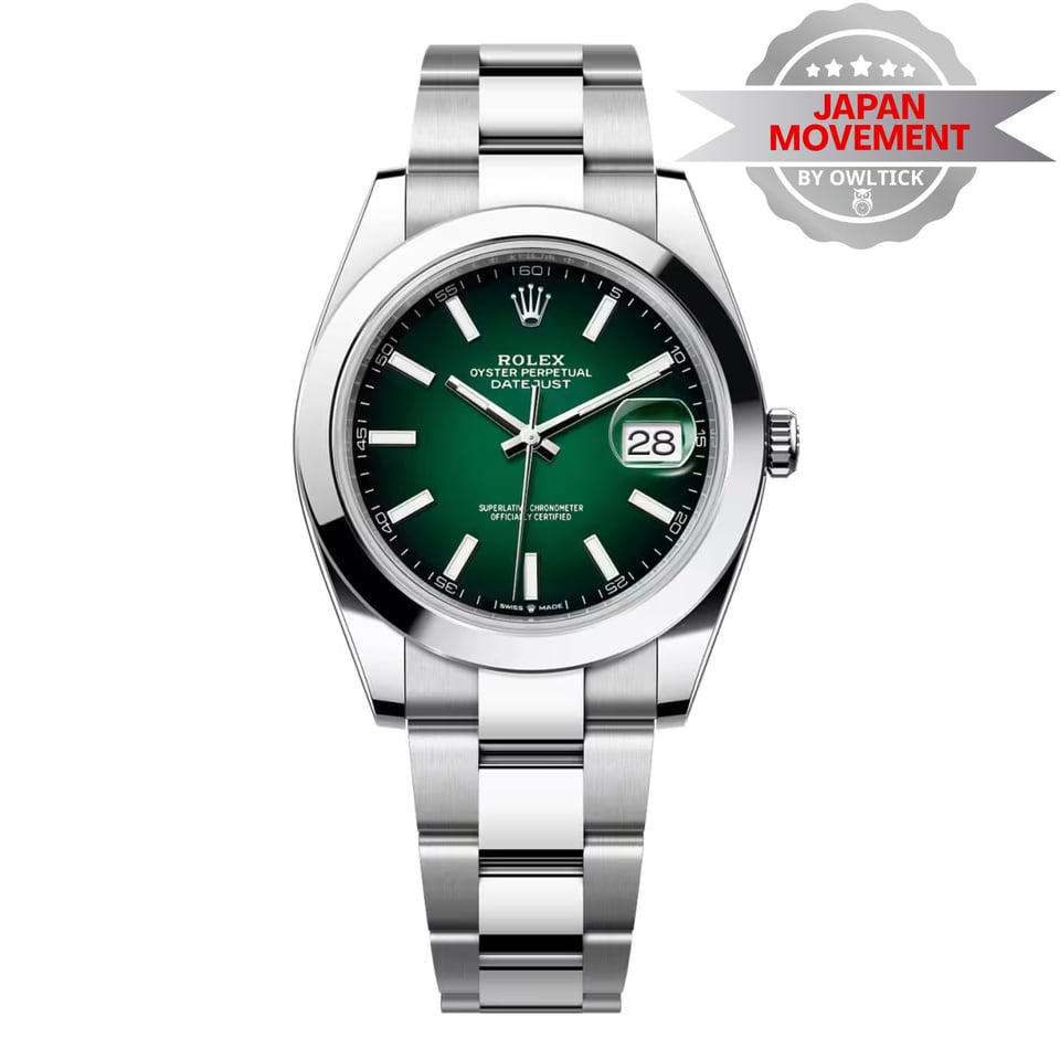 [Superclone] Rolex Datejust 41mm Green Ombré Dial Oyster 126300