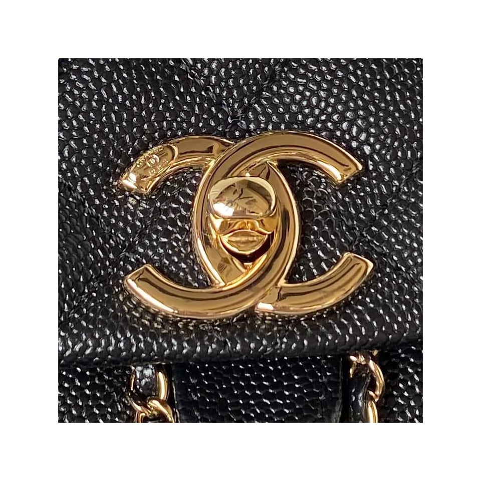 Chanel Small Duma Backpack Caviar Calfskin 19cm/7.5in view 6