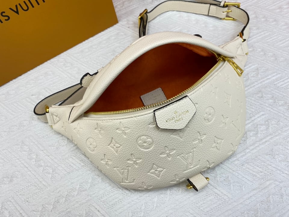 Louis Vuitton Monogram Empreinte Creme Bumbag 37cm/14.6in M44836 view 3