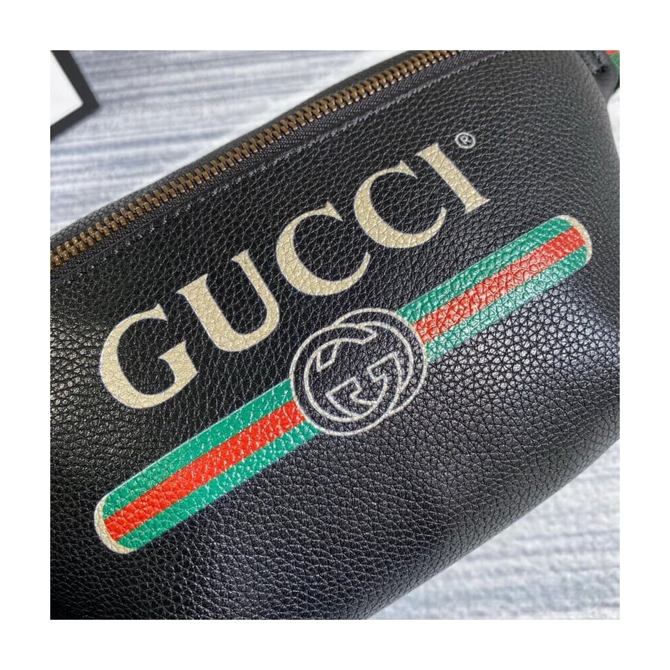 Gucci Print Small Belt Bag Waist Body Black view 12