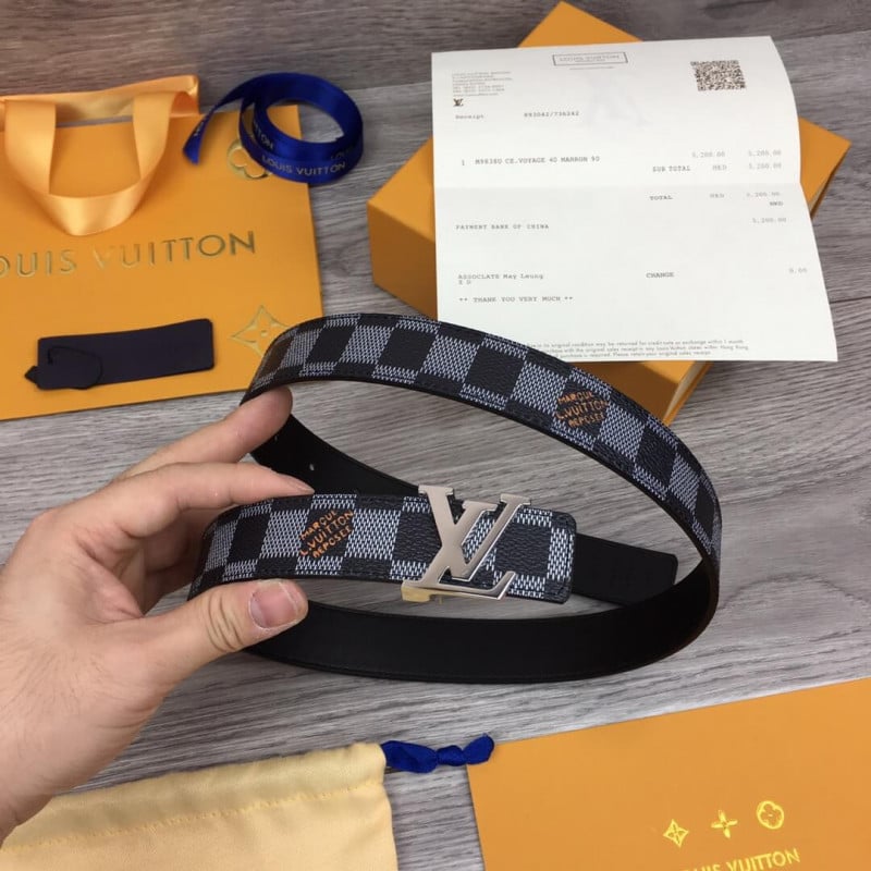 Louis Vuitton Initiales 25mm Reversible Belt MP182 view 9