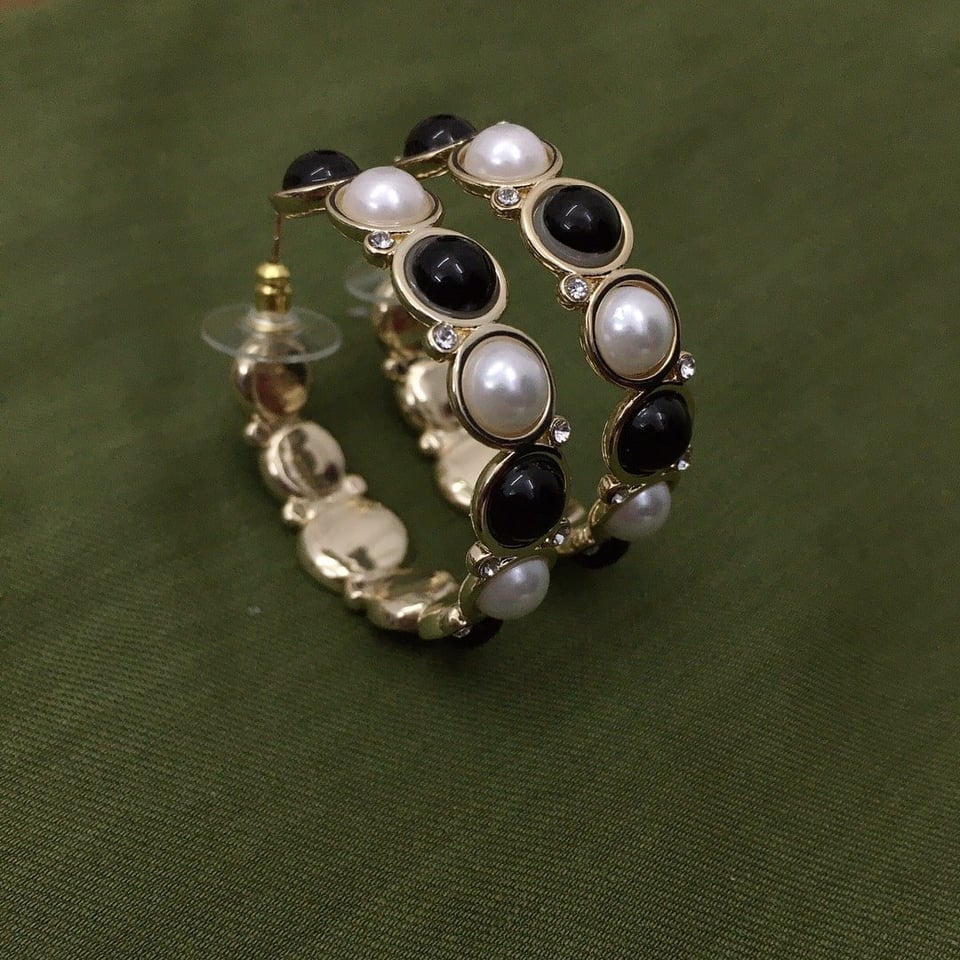 Chanel Hoop Earrings view 2