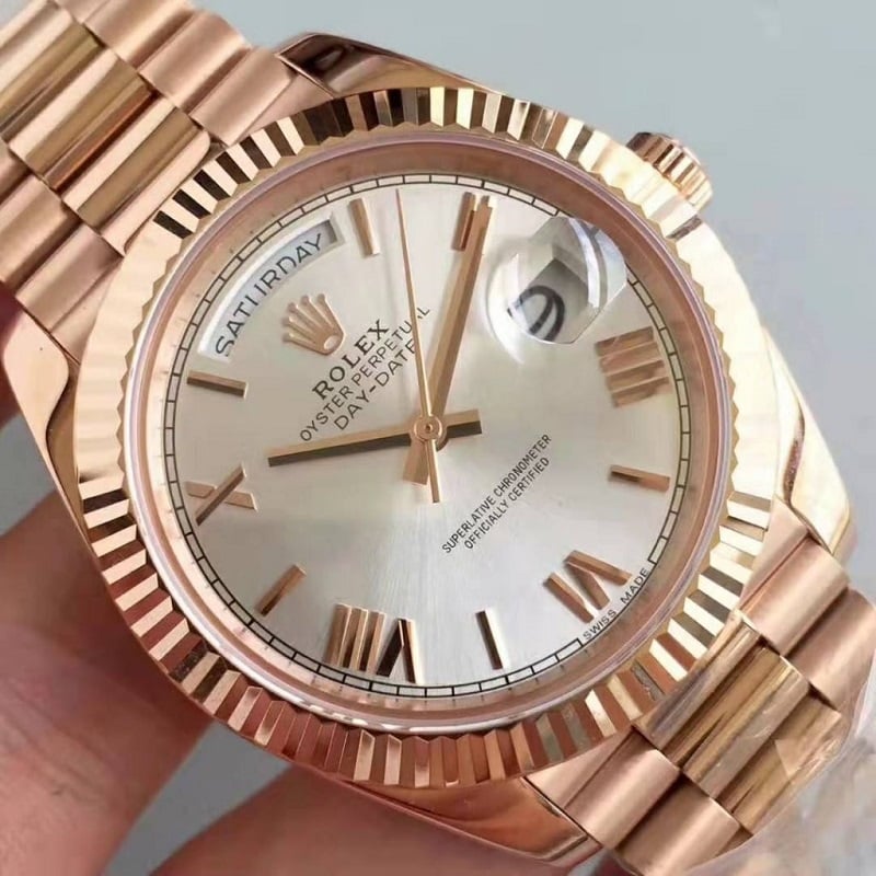 [Superclone] Rolex Day-Date 40mm Sundust Dial President 228235 view 2