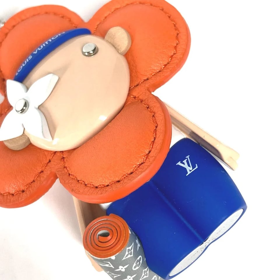 Louis Vuitton Vivienne Gym Bag Charm M01198 Orange And Blue Color 13.5cm/5.3in view 6