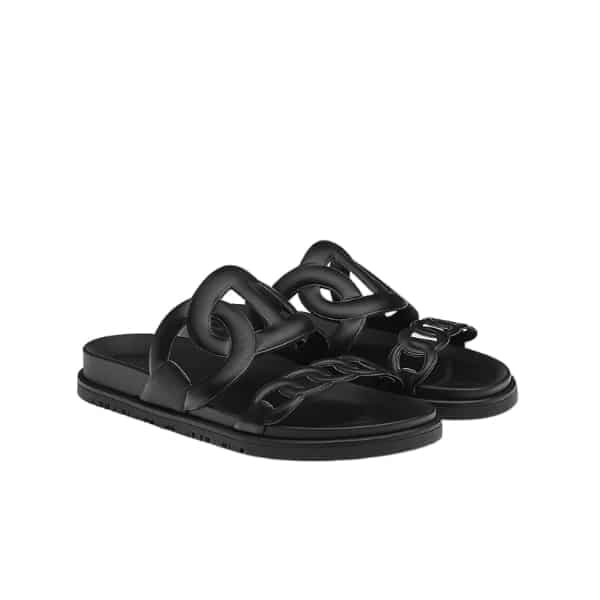 Hermes Extra Sandal Black H222302Z 02350 view 2