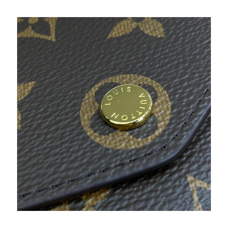Louis Vuitton Monogram Cavas Sarah Wallet Fuchsia view 7