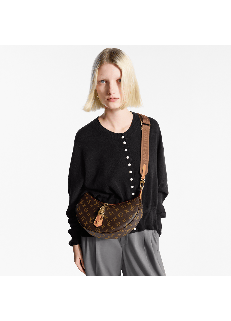 Louis Vuitton Looping Bag Monogram Canvas M12939 – Brown 28cm/ 11in view 6