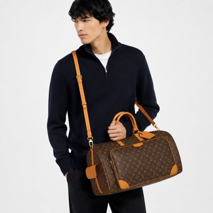 Louis Vuitton Keepall Cargo 52cm/20.5in Monogram Coated Canvas M14735 view 2