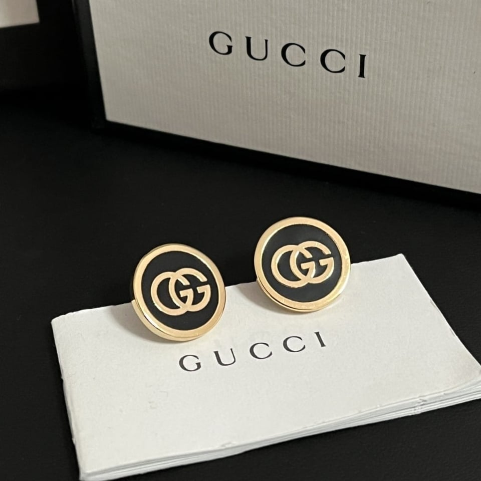 Gucci Interlocking Stud Earrings view 2