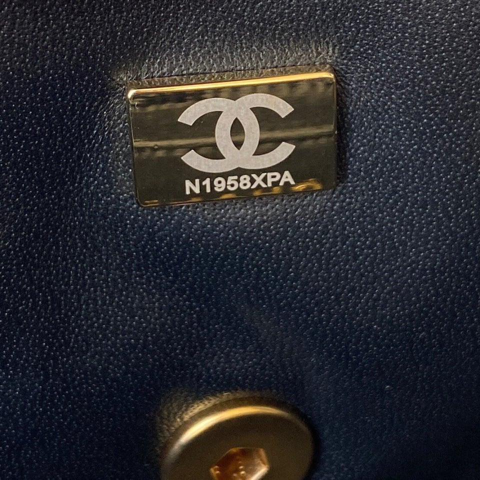 Chanel Mini Flap Bag With Top Handle view 12