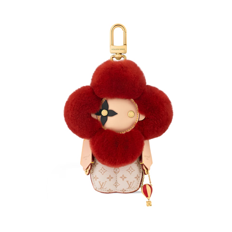 Louis Vuitton Vivienne Fashionista Bag Hanging Accessory M02989 Orange 18cm/7.1in