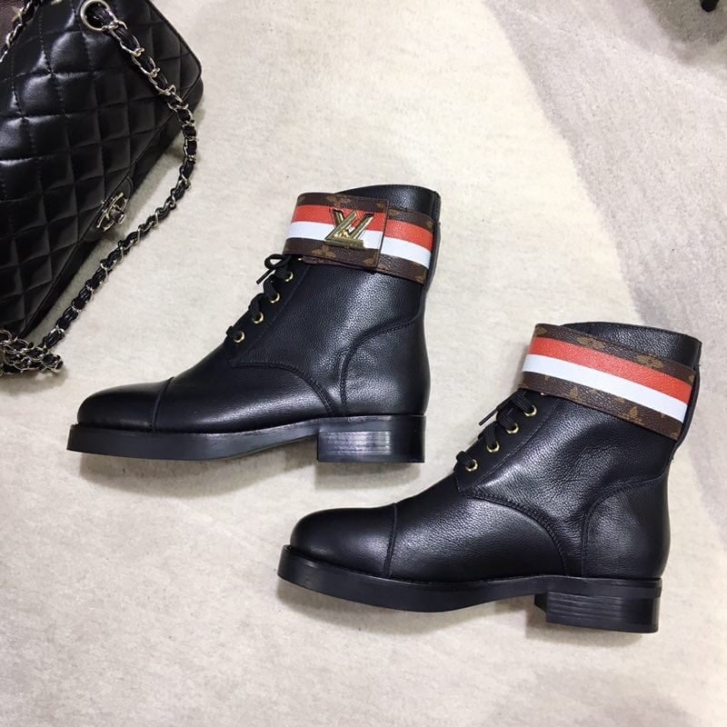 Louis Vuitton Wonderland Flat Ranger Black view 4