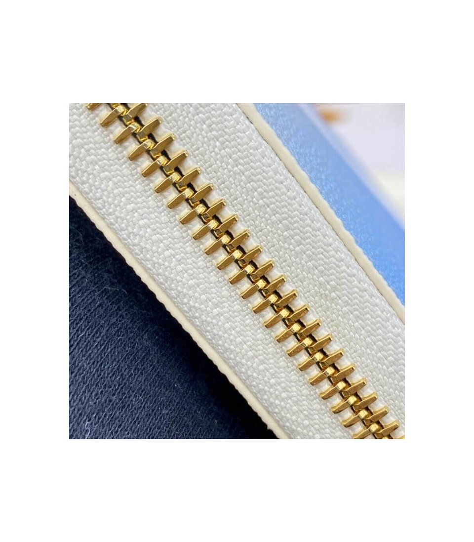 Louis Vuitton Zippy Wallet Blue 19.5cm view 7