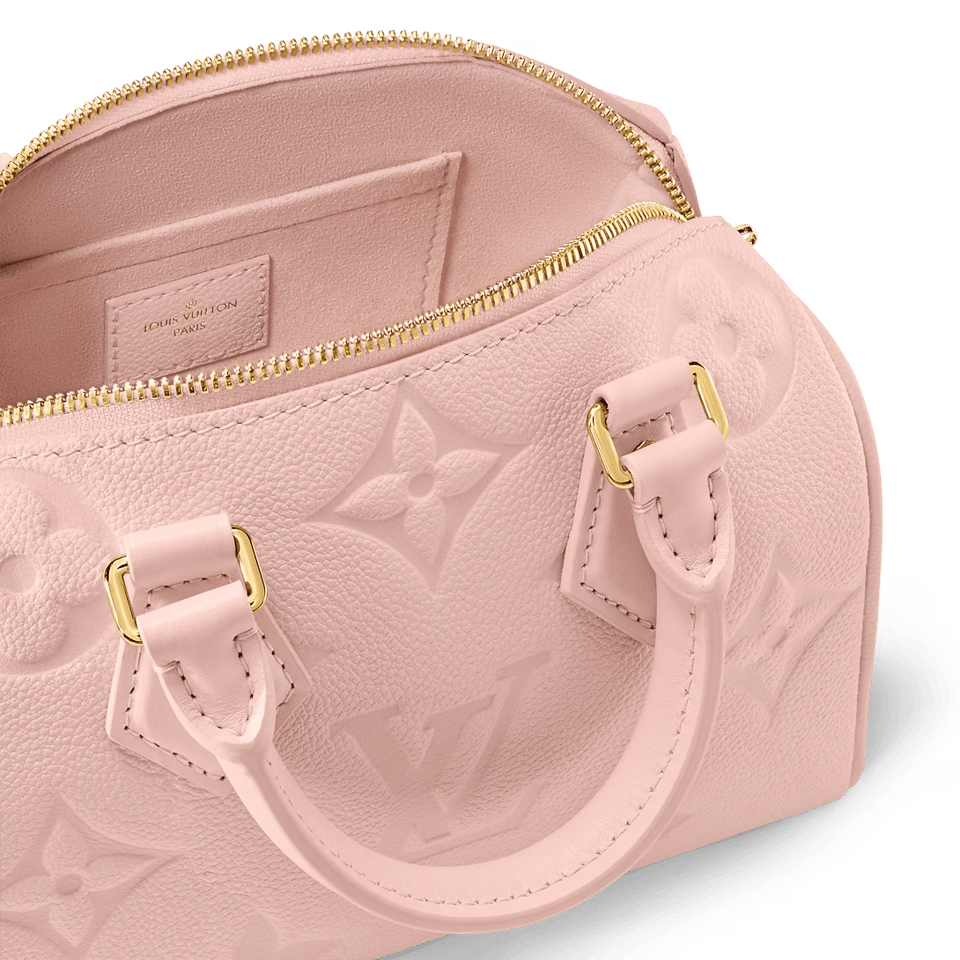 Louis Vuitton Speedy Bandoulière 20 Monogram Empreinte Opal Pink 20.5cm M47136 view 7
