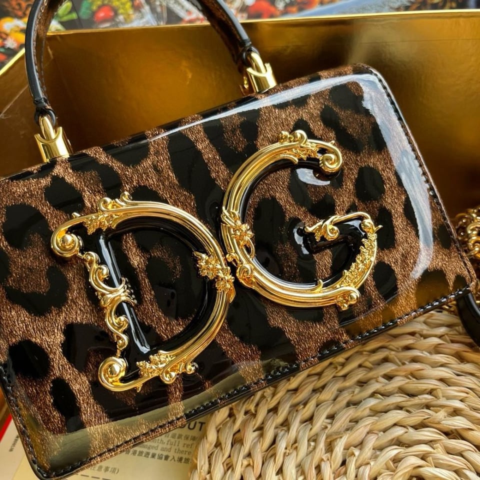 Dolce &amp; Gabbana Leopard Dolce Gabbana Devotion Bag 21cm view 4