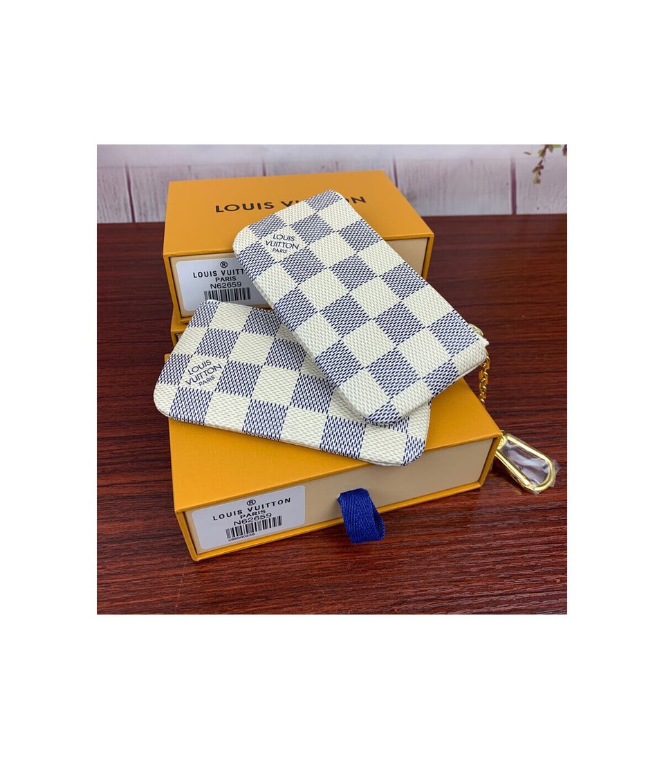 Louis Vuitton Damier Azur Key Pouch view 5