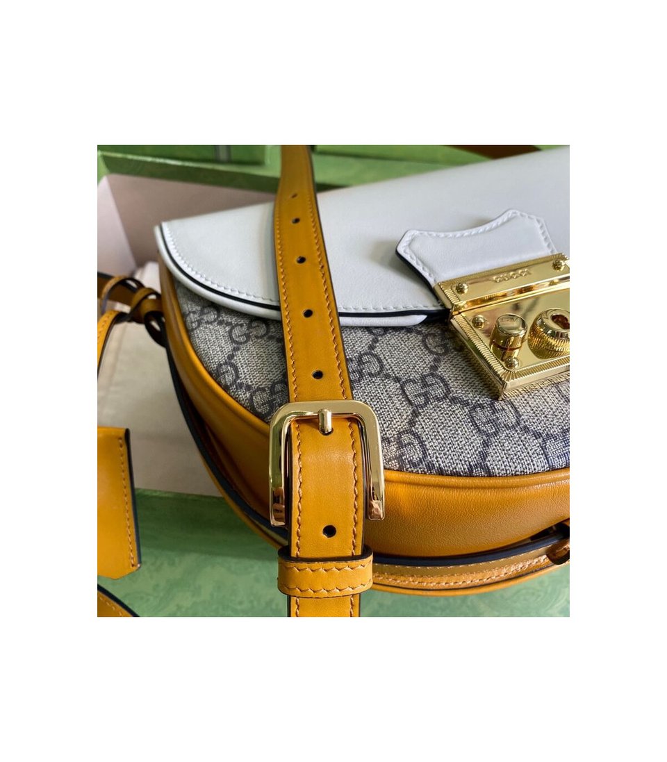 Gucci Padlock Small Shoulder Bag White view 10