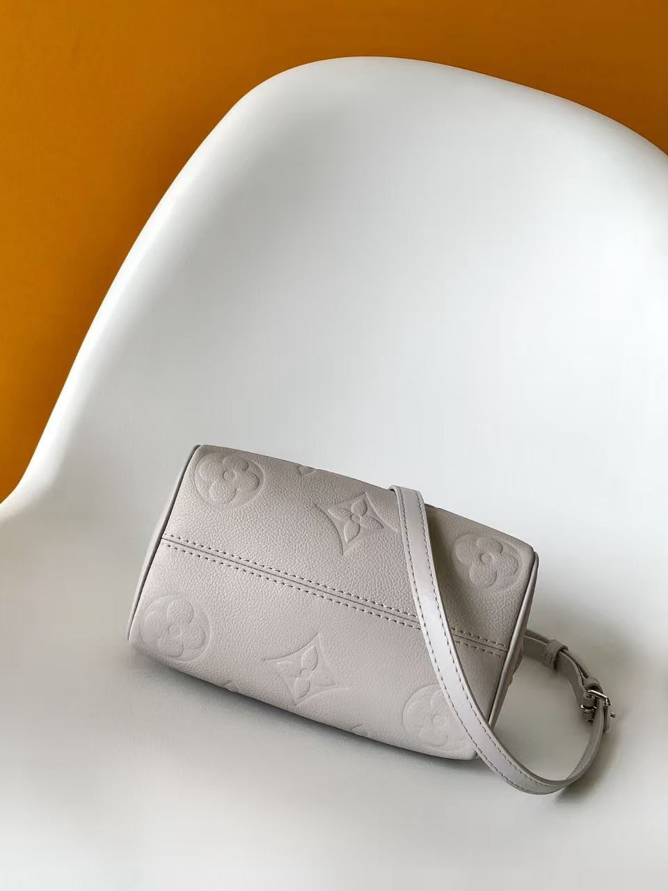Louis Vuitton Speedy 20 Bag Brume Grey 16cm M28343 view 5