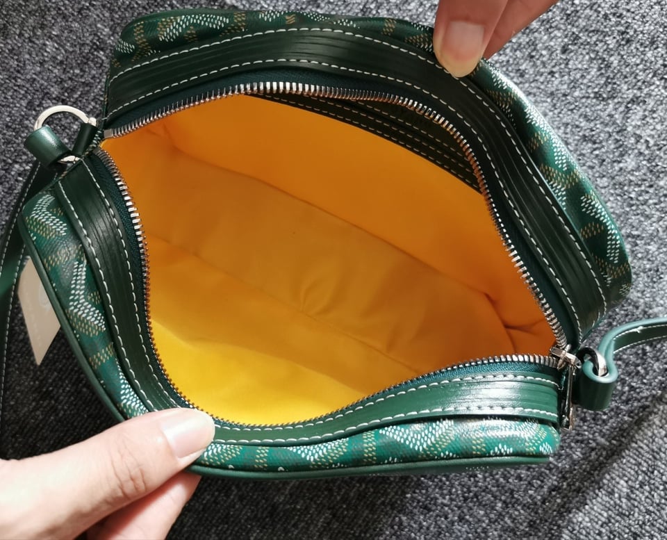 Goyard Cap-Vert Pm Bag 23X8X14Cm Green Canvas view 8