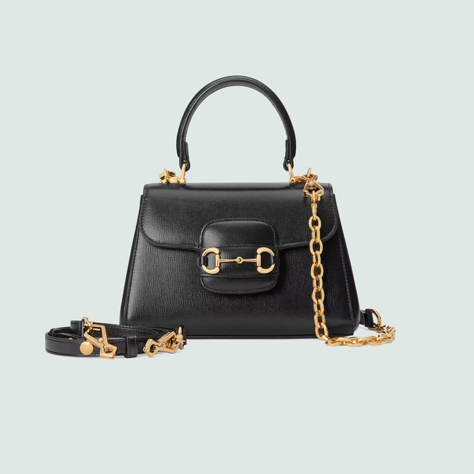 Gucci Horsebit 1955 Leather Top Handle Bag