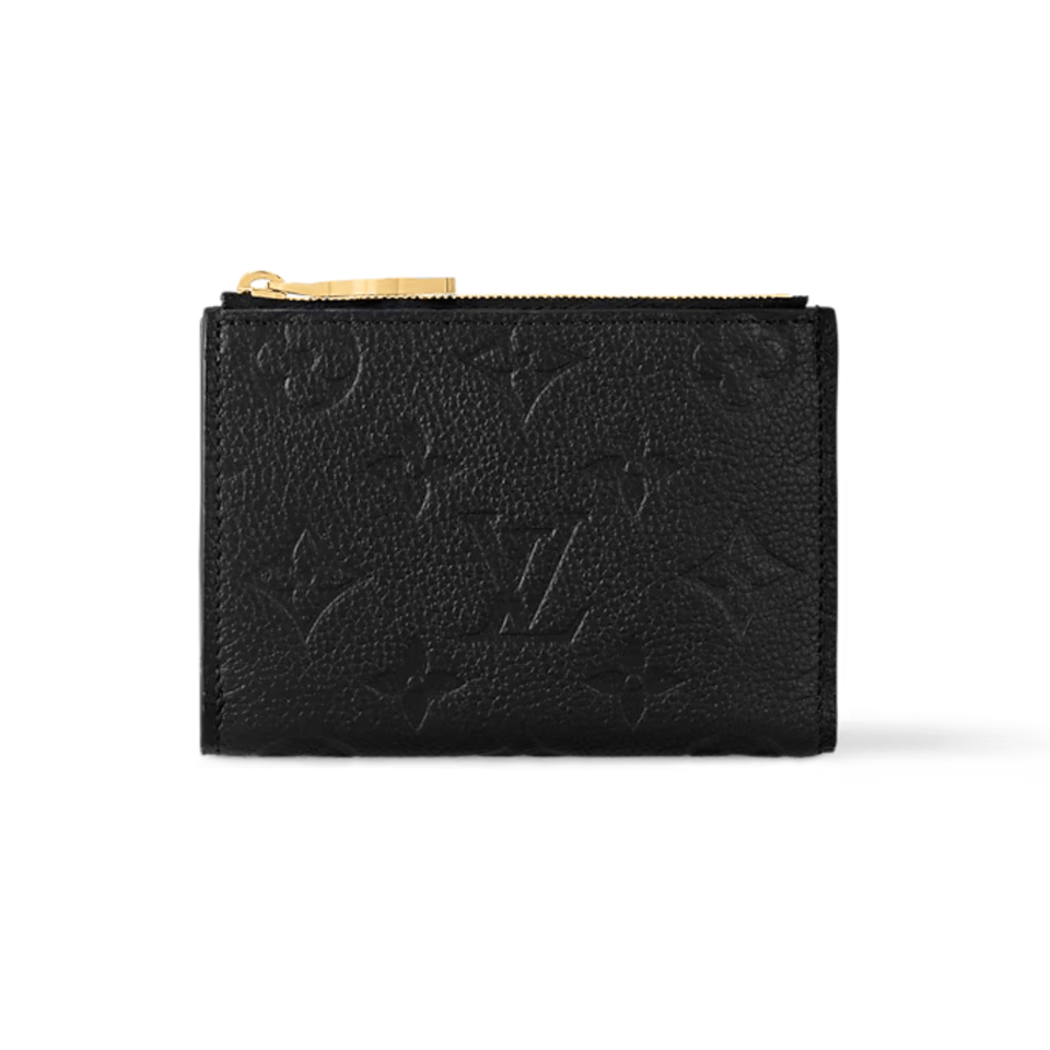 Louis Vuitton Black Lisa Wallet For Women 9cm M83365