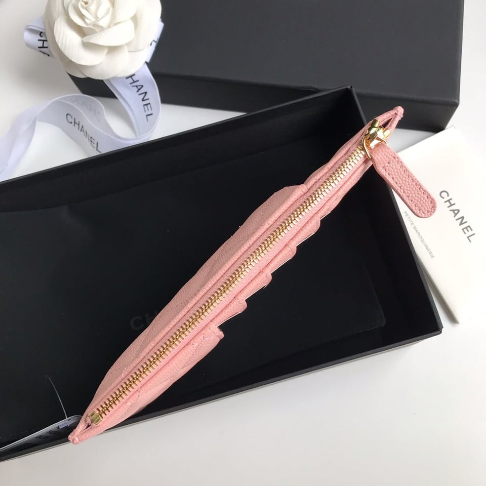 Chanel Mobile Purse 19.5 Peach Grained Calfskin Gold Icon view 9