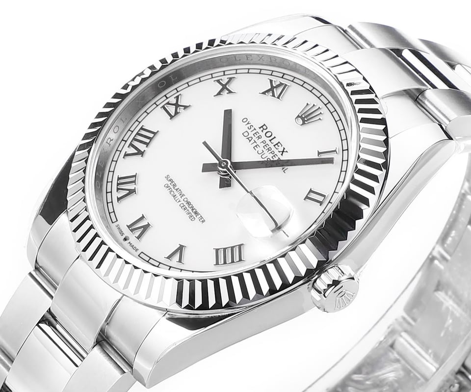 [Super Clone] Rolex Datejust 41mm White Dial view 6