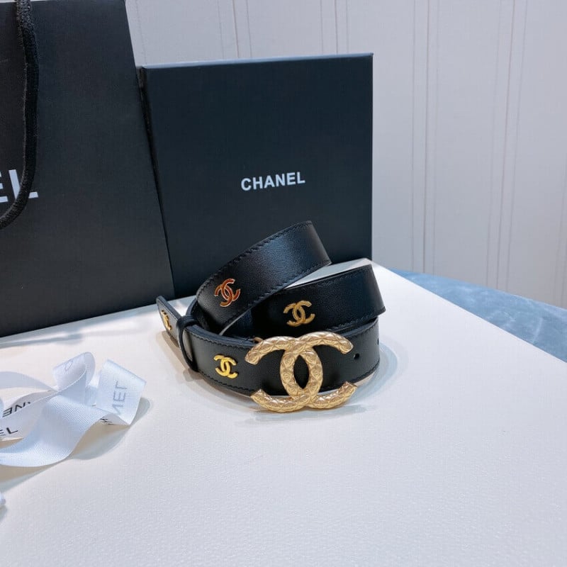 Chanel Calfskin CC Logo 3.0cm Belt 34168 view 7