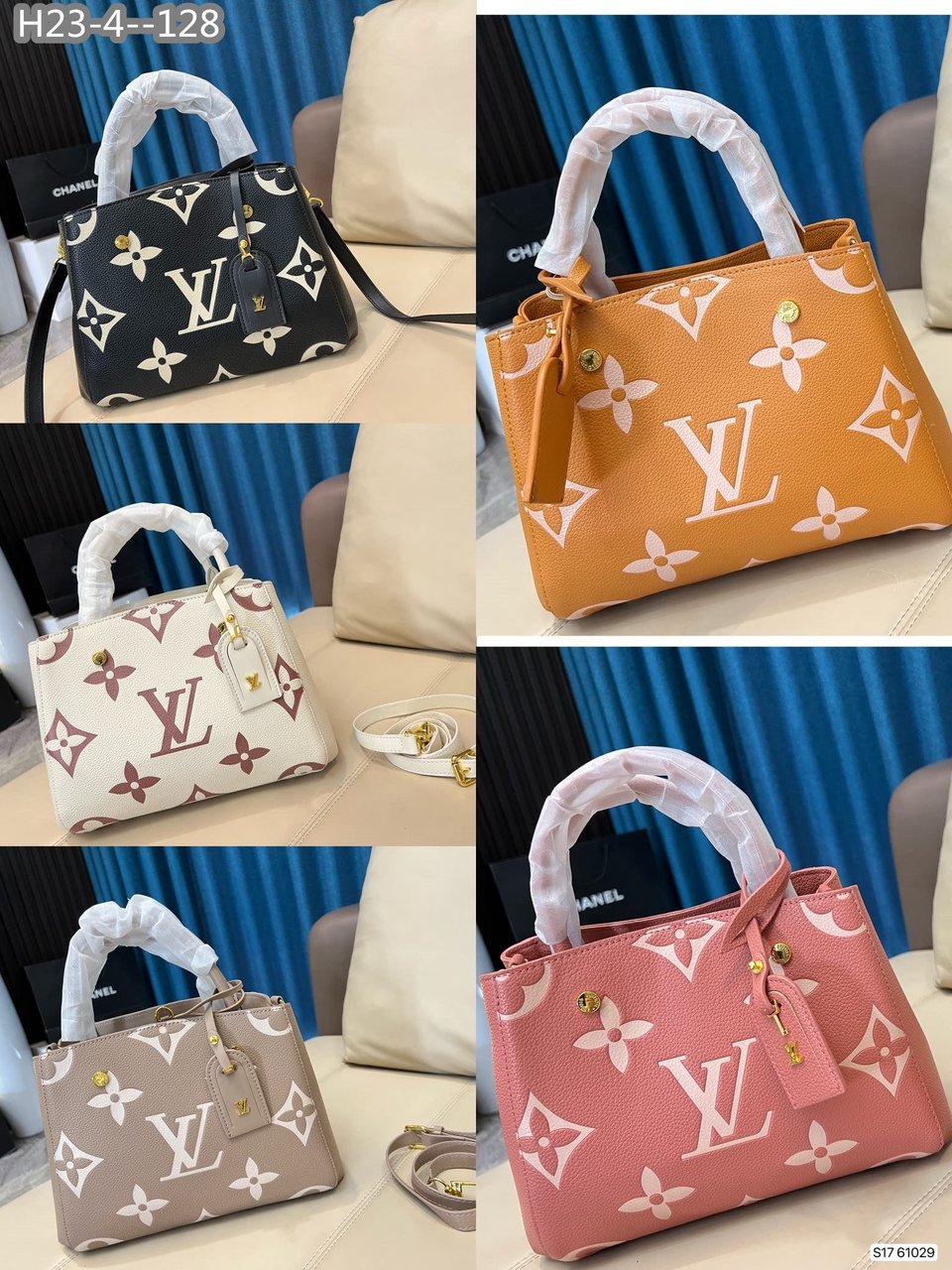 Louis Vuitton Montaigne Bag Cream Color 30Cm M45778 view 4