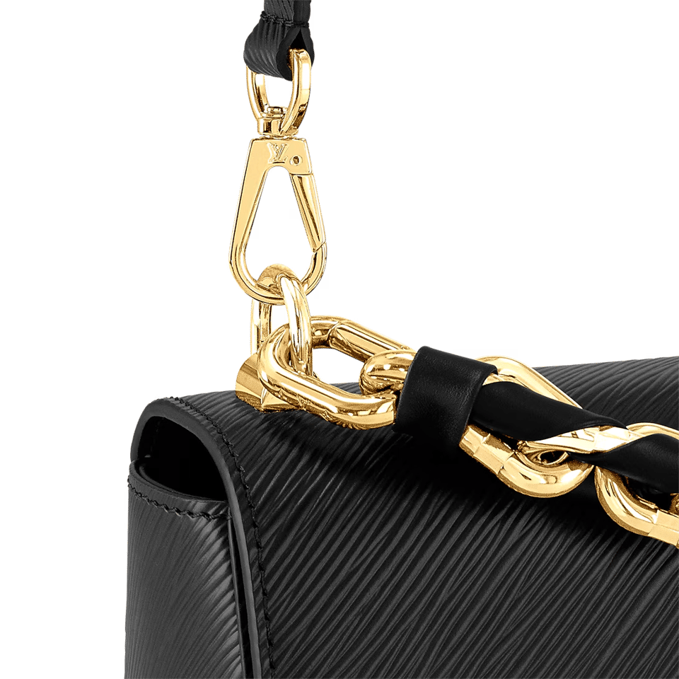 Louis Vuitton Twist Mm Bags Epi Leather Lock Chain Black 23Cm M21772 view 4