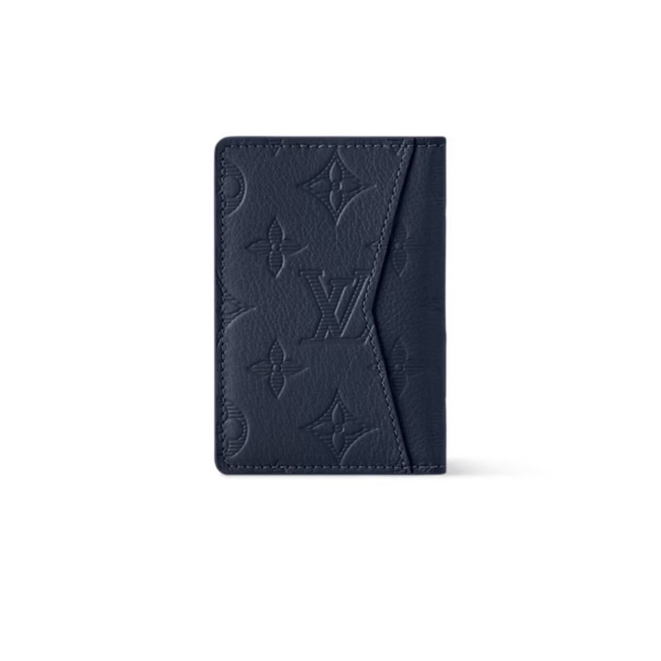 Louis Vuitton Navy Blue Pocket Organizer For Women 8cm M14786 view 5