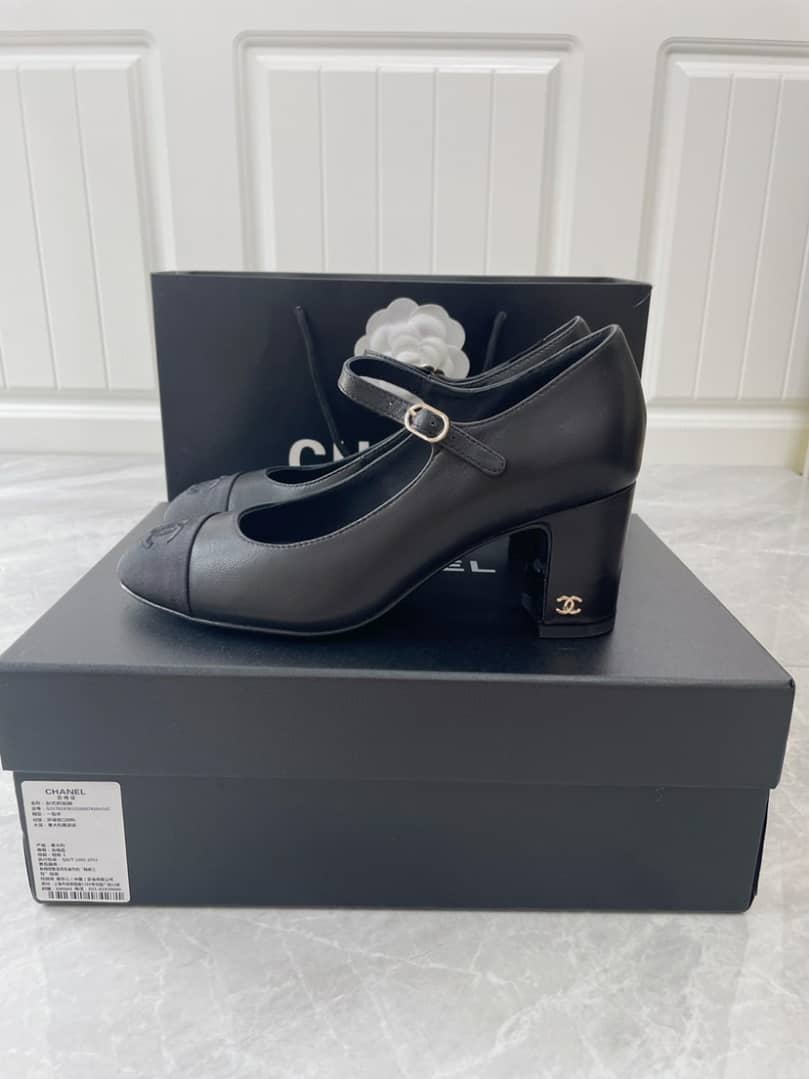 Chanel Mary Janes Black G45118 B14015 94305 view 7