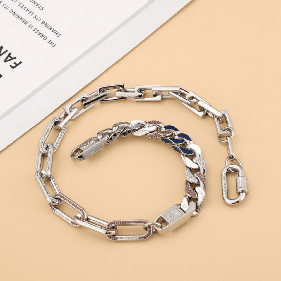 Louis Vuitton Silver Chain Necklace view 3