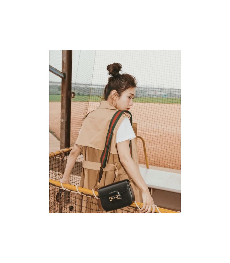Gucci Horsebit 1955 Mini Bag in Black Leather 20.5cm/8.1in view 5