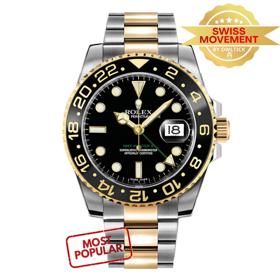 [Superclone] Rolex GMT-Master II 40mm Black Dial Oyster 116713