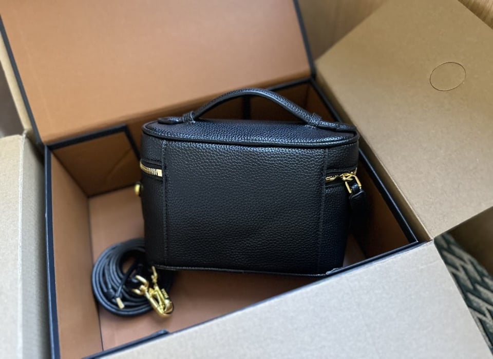Prada Leather Mini Bag Black 20Cm view 8