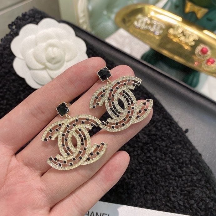 Chanel Cc Earrings view 5