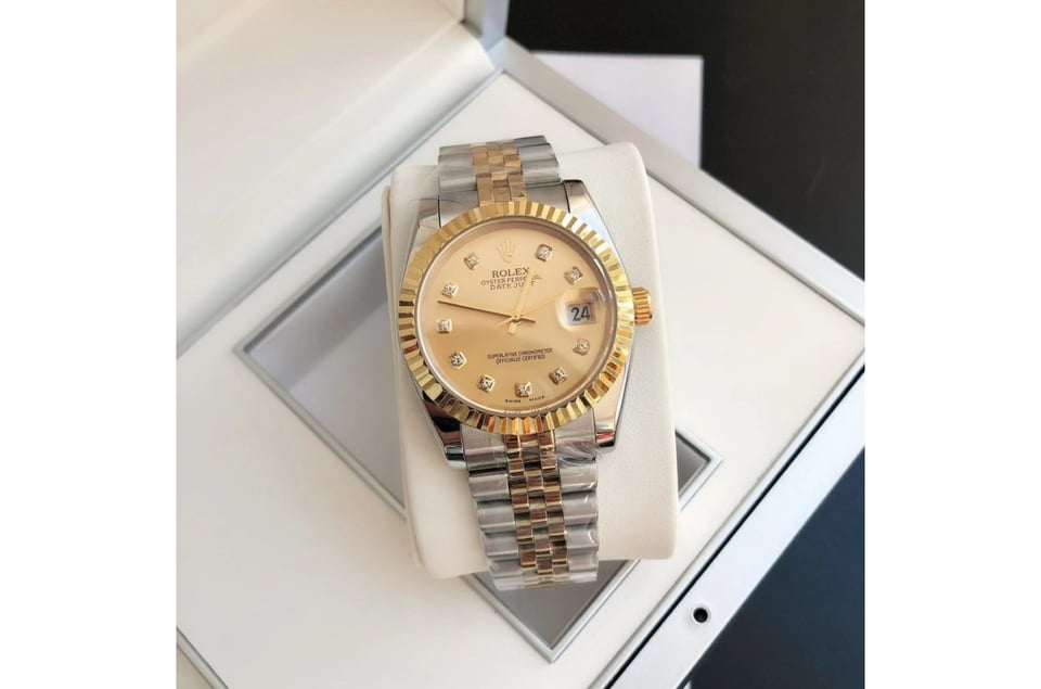 Rolex Datejust 36/28mm RG/SS Jub Gold/Dial view 6