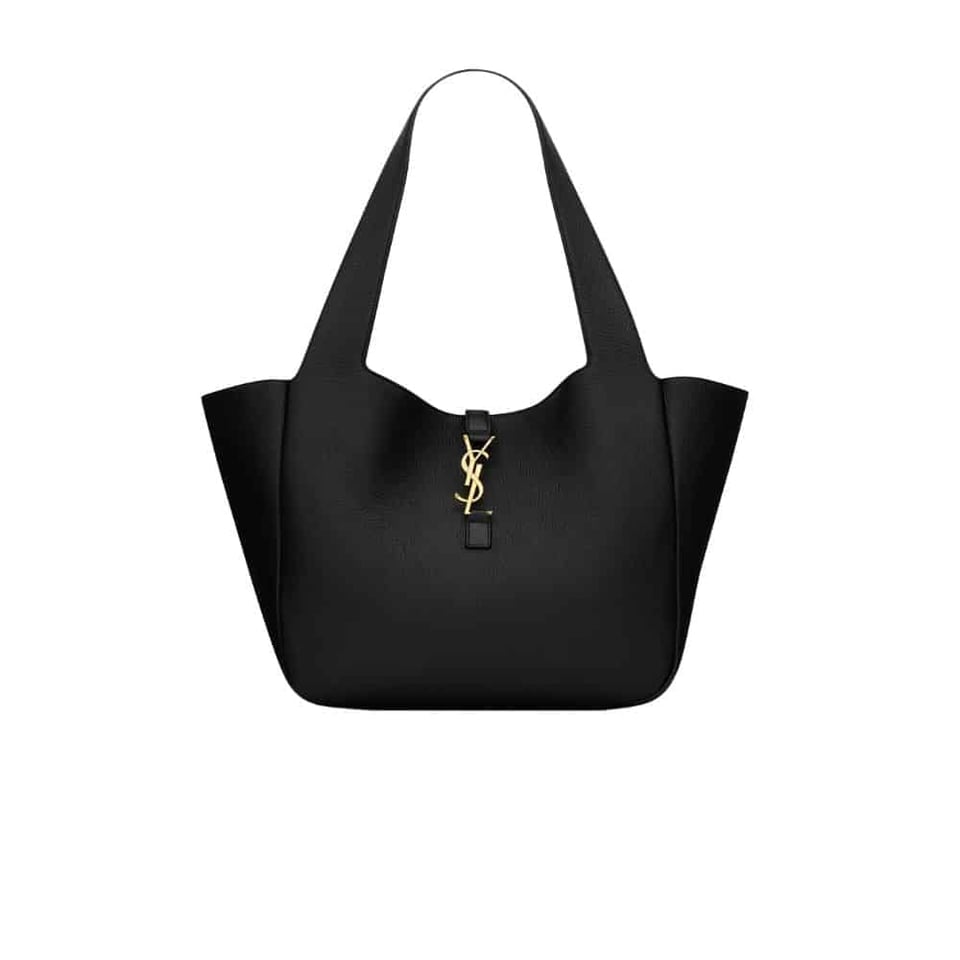 Saint Laurent Bea In Grained Leather Black 50Cm view 2