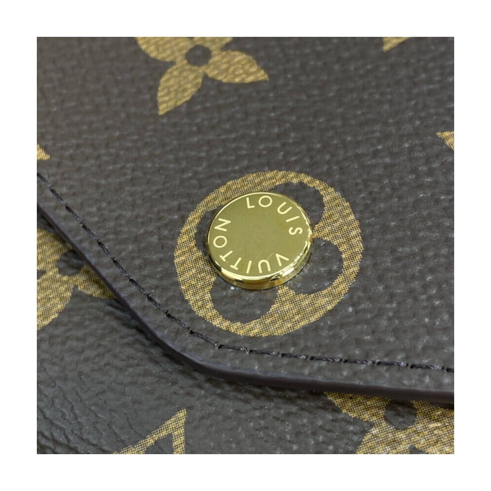 Louis Vuitton Monogram Cavas Sarah Wallet Brown 19cm view 7