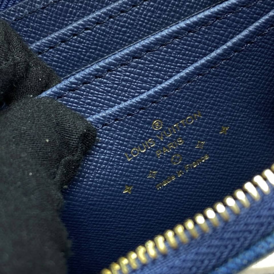 Louis Vuitton Monogram Denim Lou Wallet view 9