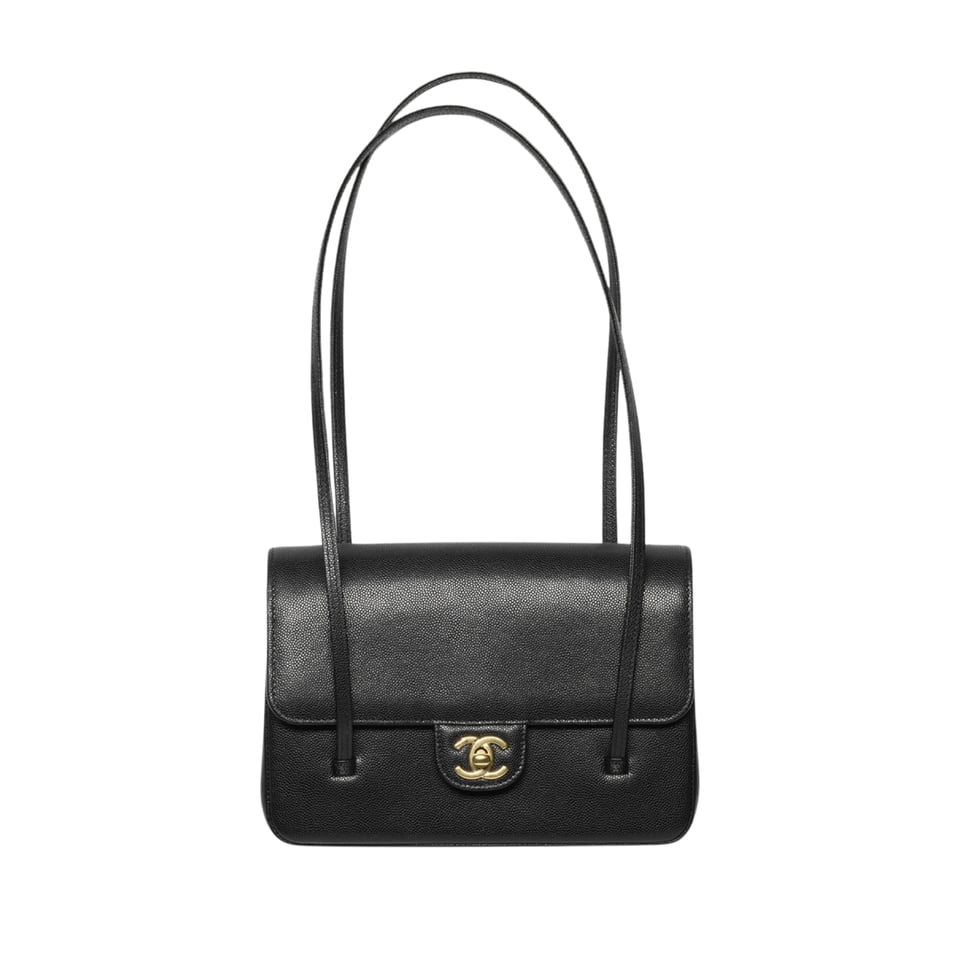 Chanel Clutch Black Bag 17cm/6.7in