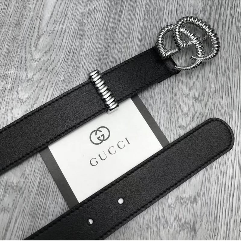 Gucci 30mm Leather Belt With Torchon Double G Buckle 524102 view 5