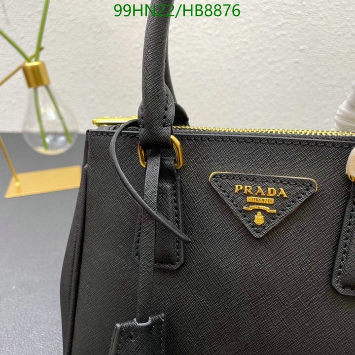 Prada Galleria Saffiano Leather Mini Bag Black 20Cm view 4