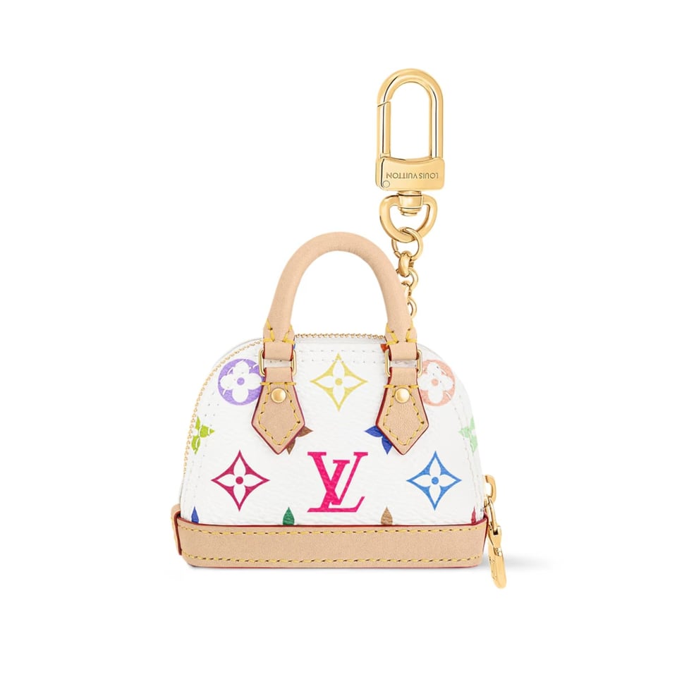 Louis Vuitton Alma Monogram Multicolor LV x™ Microphone Accessories 9cm/3.5in White M02458 view 4